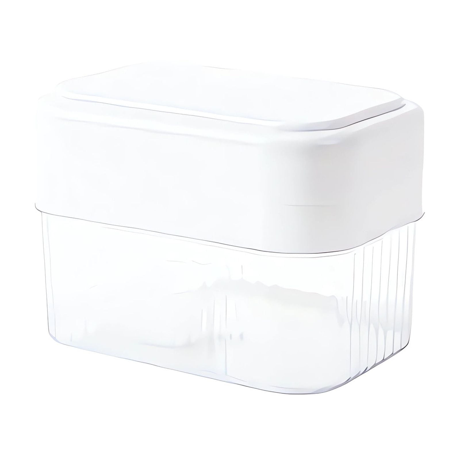 Push Ice Tray With Lid Ice Tray Ice Maker, Easy Release Ice Mold Freezer Ice Tray With Storage Bin Scoop, Large Capacity Ice Container Food Grade Ice Tray Ice Maker