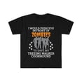 thumbnail image 1 of Push In Front Zombies to save Treeing Walker Coonhound Unisex T-shirt S-3XL, 1 of 2