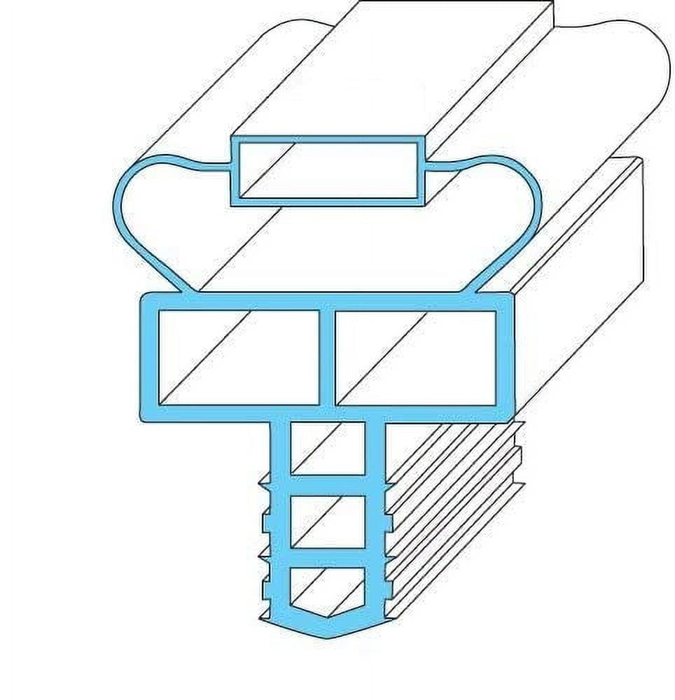 PushIn Drawer Gaskets for Freezers/Coolers/Refrigerators 73/