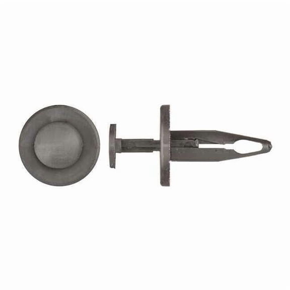 Push-In Rivet, Dome Head, 1/4 in Dia., 29/32 in L, Nylon Body, 25 PK 9369PK