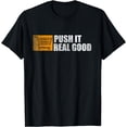 thumbnail image 1 of Push It Real Good Shirt - Funny Grocery Store Shopping Cart T-Shirt, 1 of 3