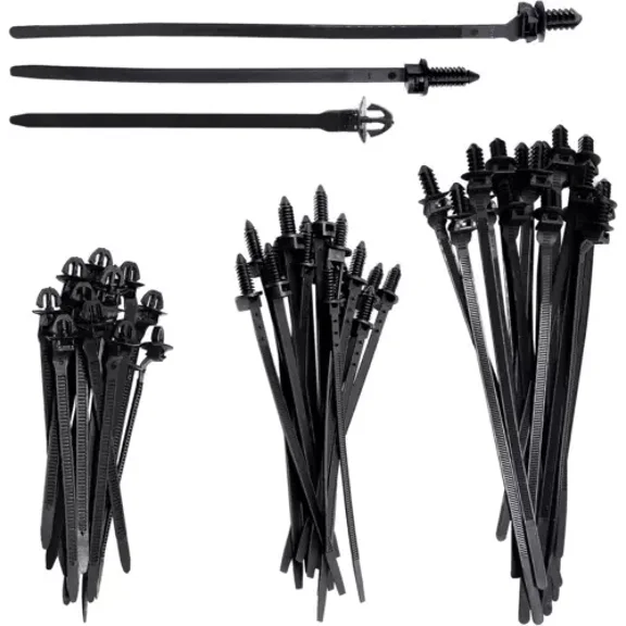Push Mount Wire Ties Snap In Zip Tie Automotive Clips Nylon Wire Harn ...
