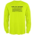 thumbnail image 1 of Push My Buttons Mens Long Sleeve T Shirt Safety Green 2XL, 1 of 1