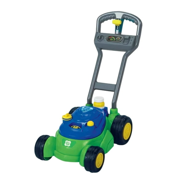 Push ‘N’ Bubble Mower Kit with 4oz Bubble Solution and Realistic Sound for Kids Girls Boys Lawn Mower Simulation Outdoor Toy Playset Summer Holiday Birthday Gifts Ages 2+ & CUSTOM Storage Carrier