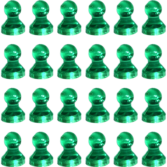 Push Pin Magnets, Practical Fridge Magnets, Perfect for Whiteboard Magnets, Office Magnets, Map Magnets-Green&medium