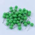 thumbnail image 1 of Push Pin Map Tacks - Light Green - 50 Push Pins, 1 of 2