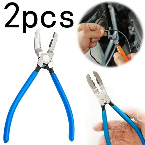 Push Pin Pliers,Push Pin Removal Tool,Panel Clip Pliers,Car Doorpanel Panel Clip Rivet Trim Removal Auto Body Automotive Specialty Plastic Rivet Pry Popper Tool(2pcs 6.7in)Clearance from ANMUYUM