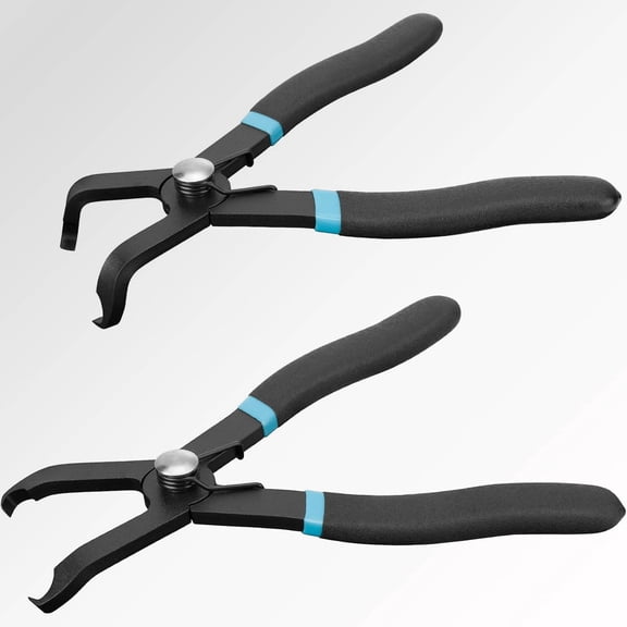 Push Pin Pliers Set with 30 Degree and 80 Degree Offset Jaws, Spring Loaded and Plastic Spraying, Auto Clip Removal Tool Kit for Removing Trim Plastic Fasteners, Rivets, Clips