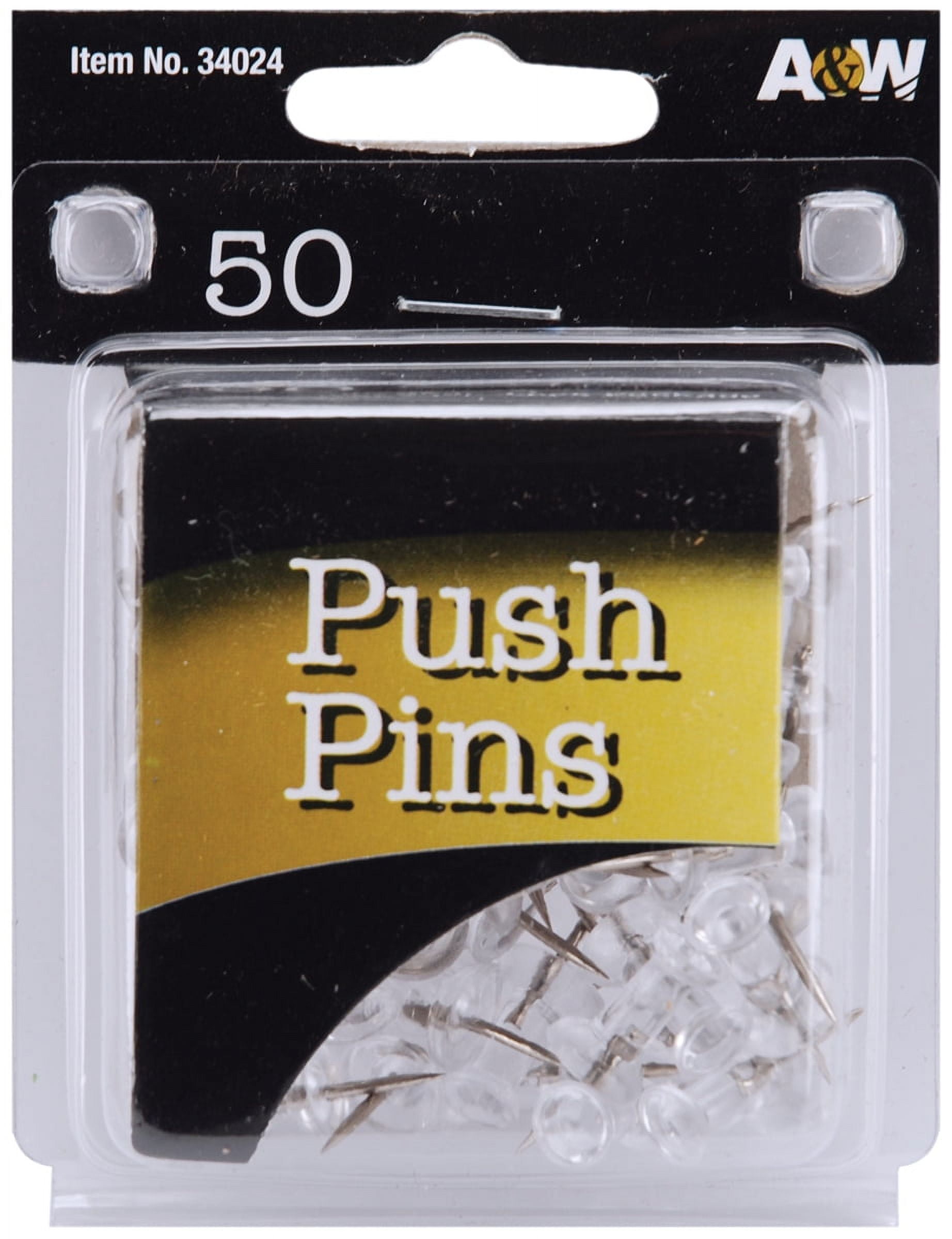 Push Pins 50/Pkg-Clear - Walmart.com