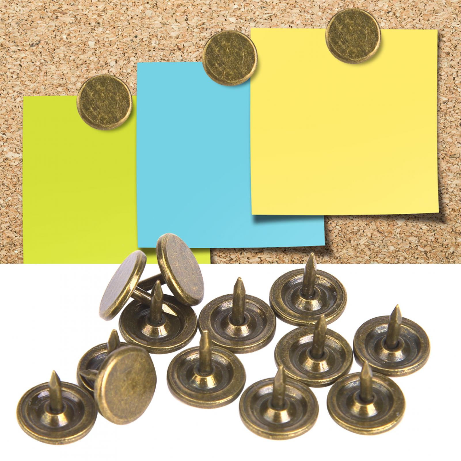 Push Pins, Thumb Tacks， Upholstery Nail Push Pins For Cork Board, Iron