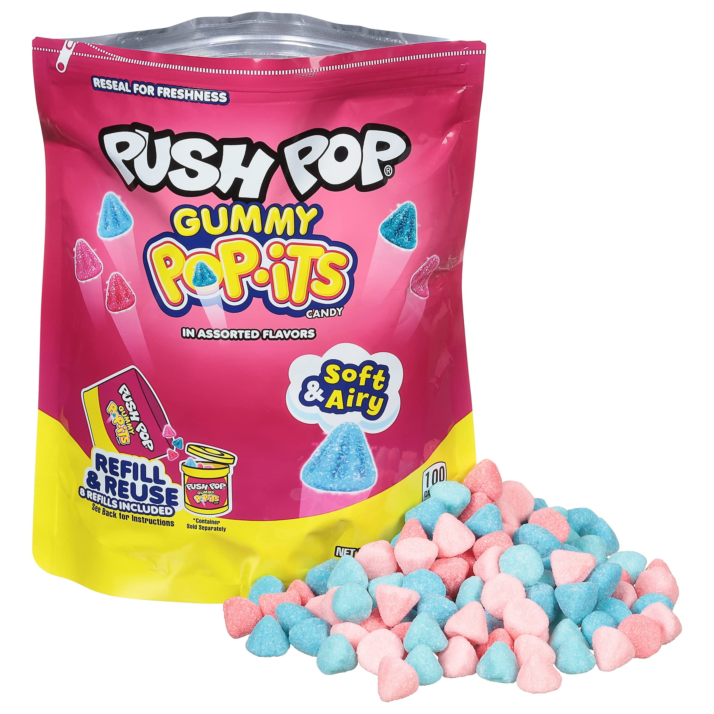 Push Pop Pop-Its Gummy Candy 1lb Gummy Candy Fruity Gummy
