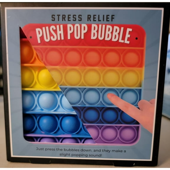 Push Pop Silicone Sensory Fidget Anxiety Stress Relief Pop Bubble Game