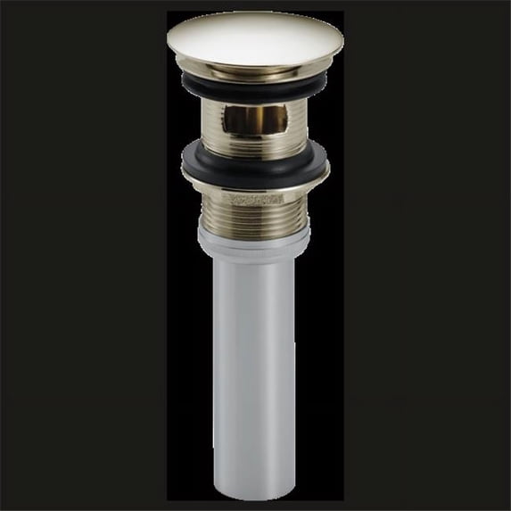 Push Pop-Up with Overflow Polished Nickel