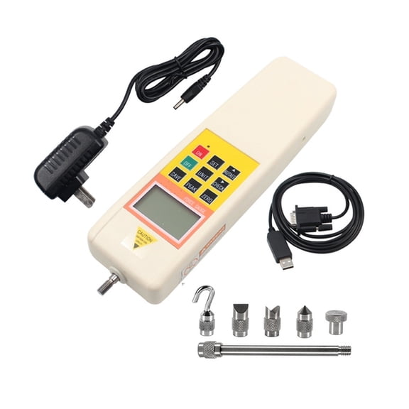 Push Pull Force Gauge Dynamometer (HF-2) With USB Connect With Computer Portable Handheld Dynamometer Digital Force Tester Meter ,Precision Force Measuring Instrument