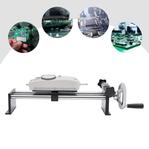 Push Pull Force Test Stand, Tension Test Stand Black Force Gauge Stand, for Wire Terminal and Solder Joint Removal Tests