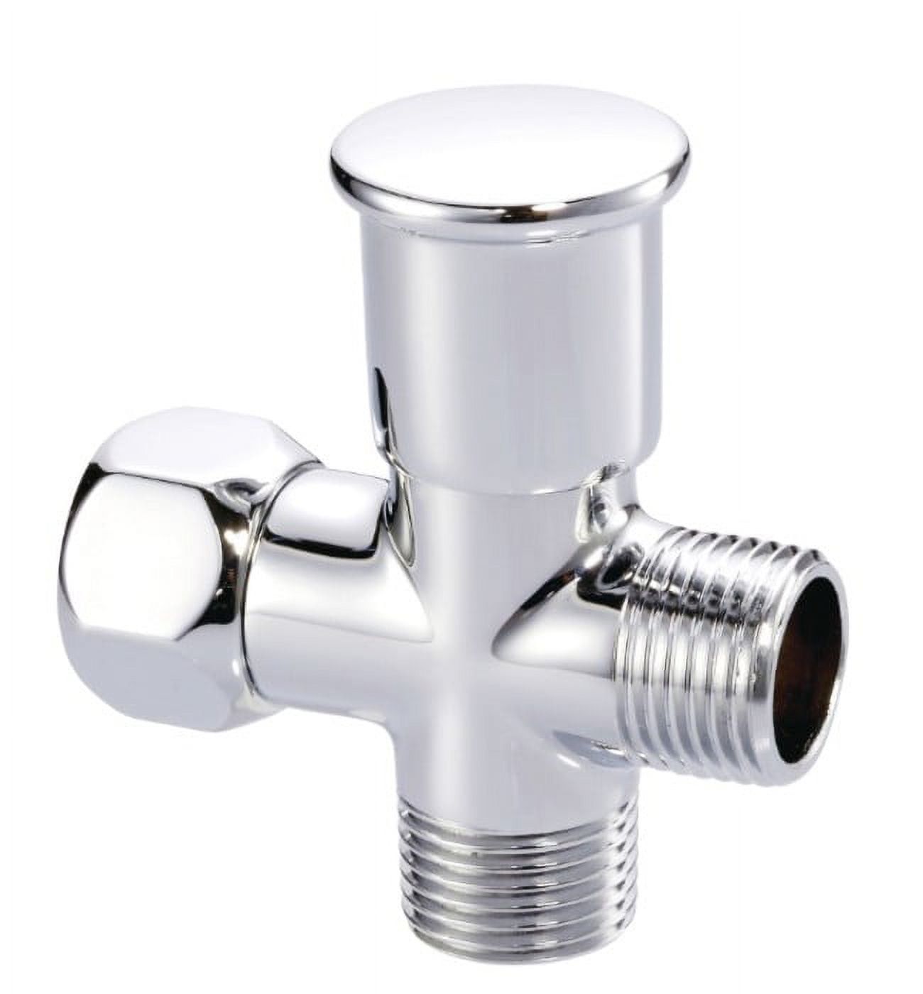Push Pull Shower Arm Diverter in Chrome