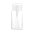 thumbnail image 1 of Push Down Pumping Dispenser Refillable Pump Bottle For Makeup Remover Nail Polish Remover Make Up Water And Toner (Clear ), 1 of 8