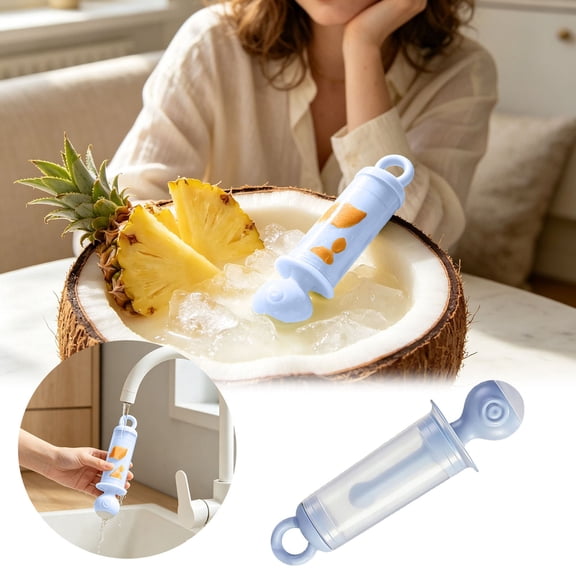 Push Up Reusable Molds Portable Empty Ice Pop Maker with Hanging Loop Multicolor Freezer Safe DIY Fruit Juice Frozen Treat Mold for Homemade Ice Cream Summer Kitchen Accessory