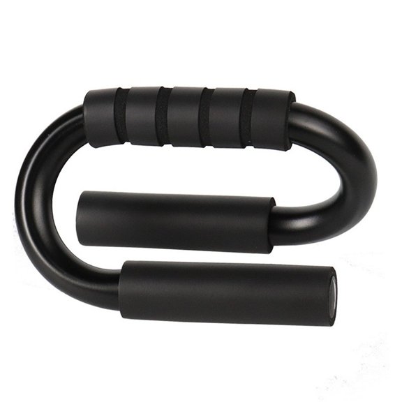 Push Up Stand for Home Exercise Featuring S Curve Base Thickened Steel Construction Non Slip Foam Handles for Targeted Chest Triceps and Shoulder Work (1pcs)