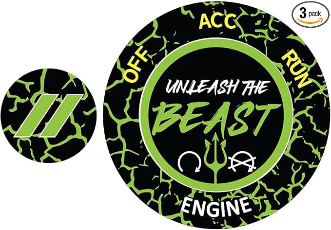 Push Start Button Cover for Dodge Challenger Charger Durango and Jeep