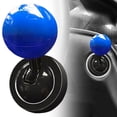 thumbnail image 1 of Push Start Button,Electroplating Car Joystick Push Start Button Cover,1PCS Metal Push to Start Accessories,Cool Car Accessories Interior Decor Push to Start Button Rocker(Blue), 1 of 5