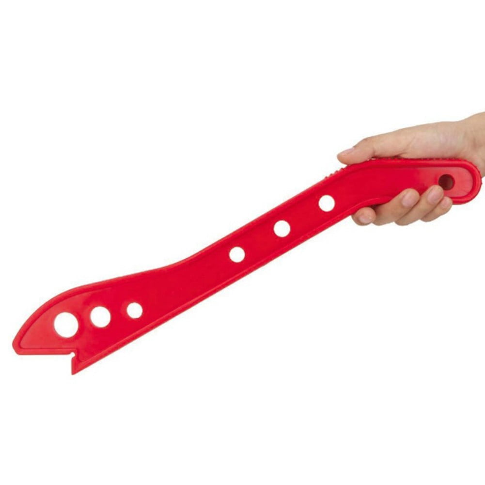 4-Piece Safety Push Sticks For Table Saw - V-Type & Straight, Plastic, Red, For Woodworking & Routing