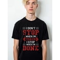 thumbnail image 1 of Push Through T-Shirt men's t shirts black casual limited edition Comfortable loose and fashionable T-shirt Trendy Unisex Shirt Short Sleeve tshirts, 1 of 6