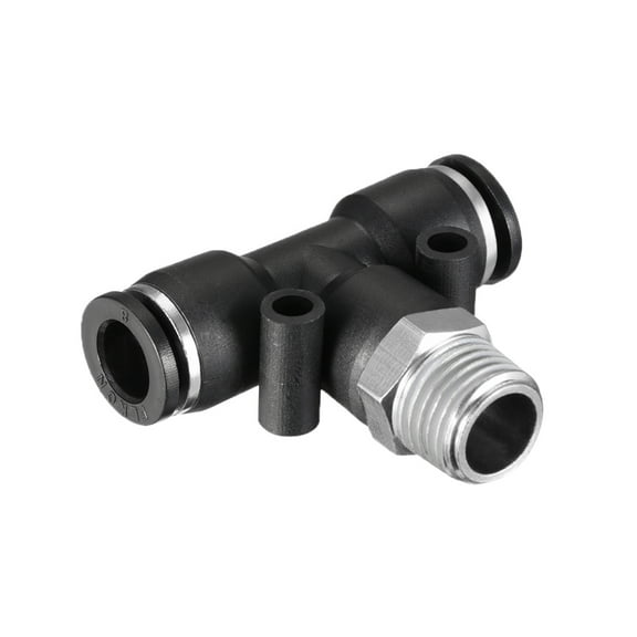 Push To Connect Fittings T Type Thread 5/16"  x 1/4" G Male Thread 2pcs
