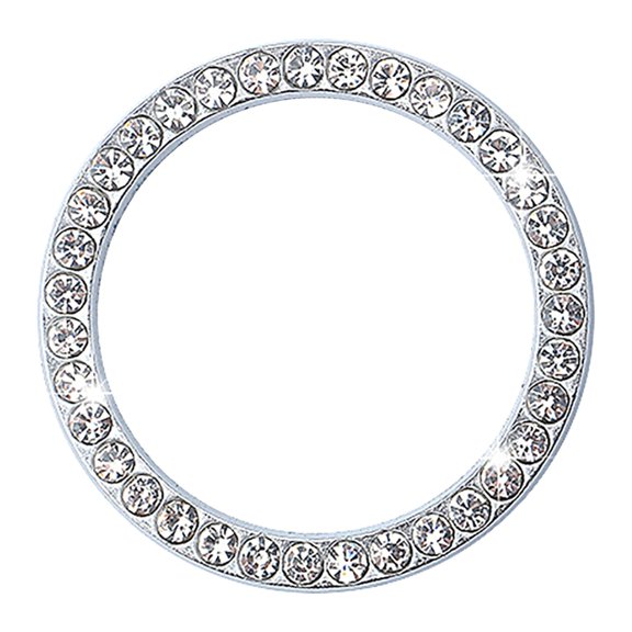 Push To Start Button Cover Ring Interior Rhinestone Car Ring Emblem Sticker y Car Accessories For Women Engine