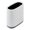 thumbnail image 1 of Push Top Bathroom Storage Bucket Garbage Can for Tight Space for Home and Office Control, 1 of 8