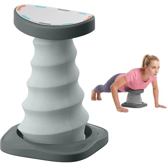 Push Up Trainer for Beginners, Push Up Assist Device with Core Support, Reduces Body Weight Load, Home Chest Workout Equipment for Upper Body Strength Training