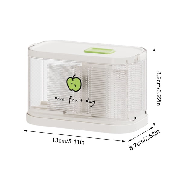 Push-Type Fruit Fork Dispenser - Large-Capacity Reusable Fork Container, Plastic Dispenser for Fruit Fork Cake Dessert Pick Home Kitchen Use