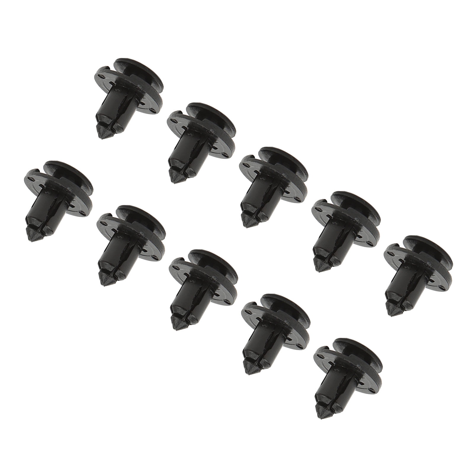 Push Type Retainers Clip Bumper Fastener Rivet 10PCS Push Type