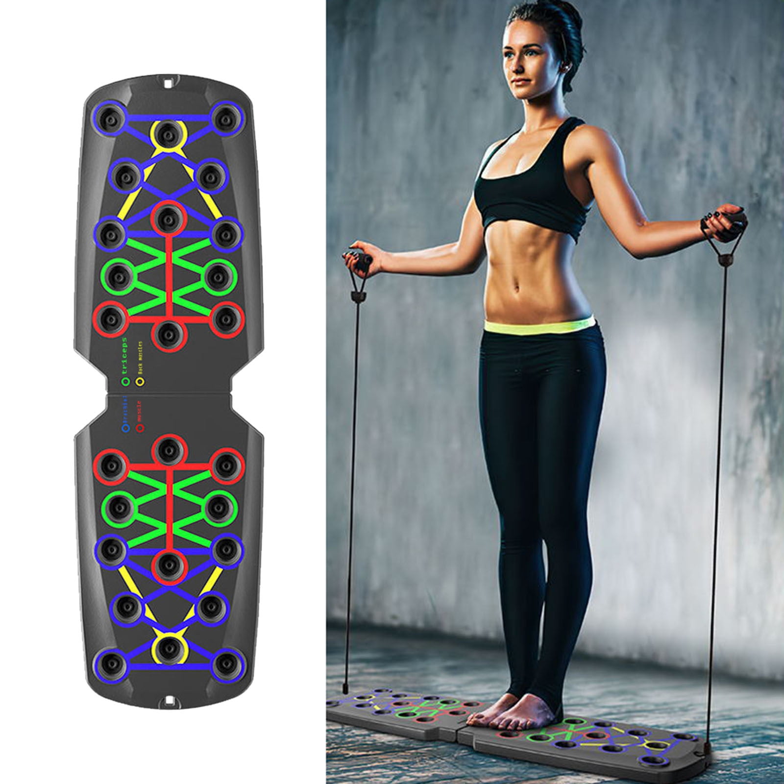 Rocuma Push Up Board, Rocuma Foldable Pushup