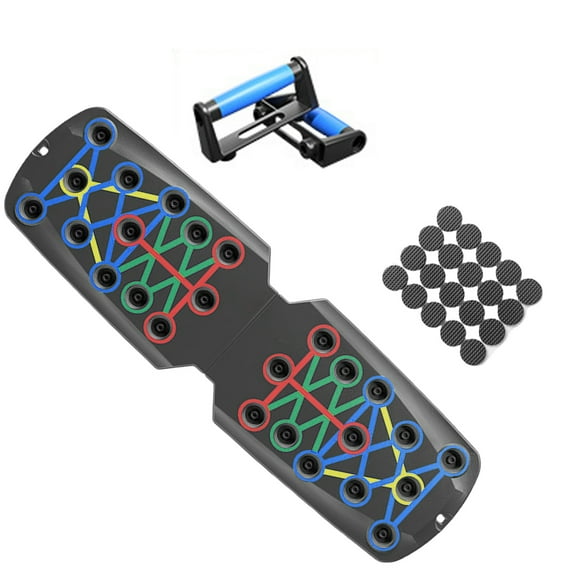Push Up Boards Multifunctional Foldable Fitness Workout Push up Tool Pushup Stands Exercise Board Muscle Board for Home