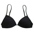 thumbnail image 1 of Push Up Bra Front Closure Bras for Women Comfort None Underwire Low Cut V-Neck Bralette Seamless Padded Bra, 1 of 9