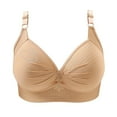 thumbnail image 1 of Push Up Bra for Women JIANLAI One Smooth U Smoothing Underwire Bras for Women, Convertible Straps, Ultra Light Khaki, 1 of 5