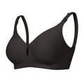 thumbnail image 1 of Push Up Bras For Women Non Wired Padded Full Cup Without Underwire With Padding Seamless Bustier Lette Breathable Soft Underwear Seamless, 1 of 5