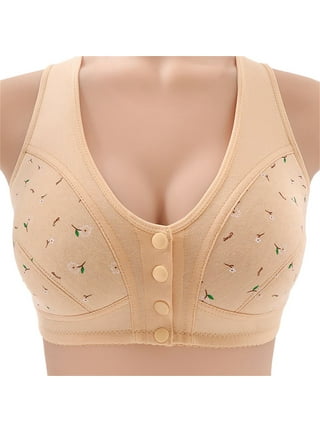 Front Closure Bras for Women, Daisy Bra for Seniors, Sexy Lace Wireless Lifting  Bra Easy Close Bralette for Teen, 1-multicolor, Small : :  Clothing, Shoes & Accessories