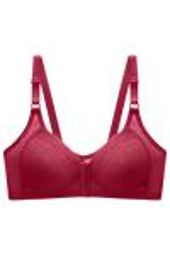 Push Up Bras for Older Women Front Closure Seamless Bralettes Everyday T-Shirt Bras