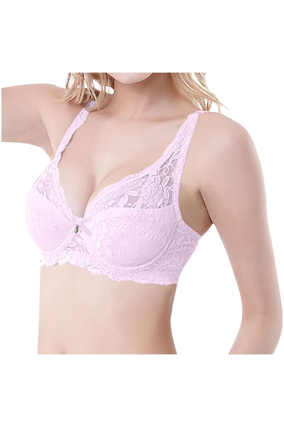 Push Up Bras for Women Add 2 Cups Sexy Lace Cleavage Extra Padded Plunge Bra Underwire Mothers Day Gifts