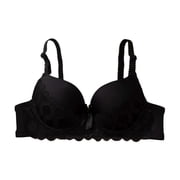 Push Up Bras for Women Add 2 Cups Sexy Lace Cleavage Extra Padded Plunge Bra Underwire