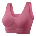 thumbnail image 1 of Push Up Bras for Women Fashionable Sport Bra Breathable Large Size No Rims Seamless Thin Sports Yoga Bra Purple, 1 of 2
