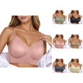 thumbnail image 1 of Push Up Bras for Women Full Coverage Plus Size Seamless Side Support Anti Sagging Lightweight Breathable Wireless Bralettes, 1 of 4