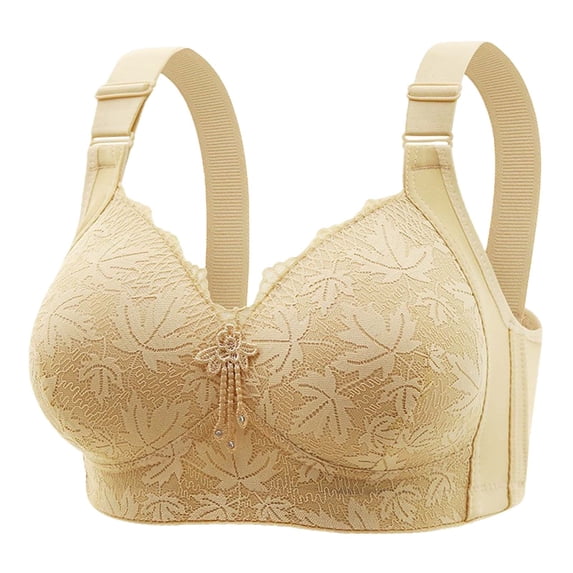 Push Up Bras for Women Full Coverage Supportive Correction Anti Sagging Bra Wireless Bras