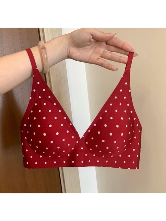 Push Up Bras for Women Jelly Bras Wirefree Bralesttes Spot Standard Strap Comforty for Summerwear,Machine Washable