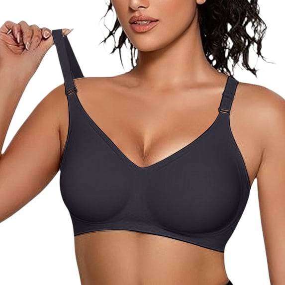 Push Up Bras for Women Jelly Soft Support Comfort Bralette Wireless Bras