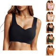 thumbnail image 1 of Push Up Bras for Women Lightweight Seamless Wireless Racerback Bralette Sleep Bra Everyday Bras, 1 of 4