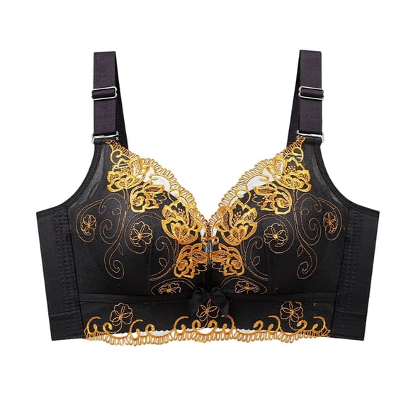 Push Up Bras for Women No Underwire Lace Splice Bralettes Womens Full Coverage Comfortable Daily Underwear Bra