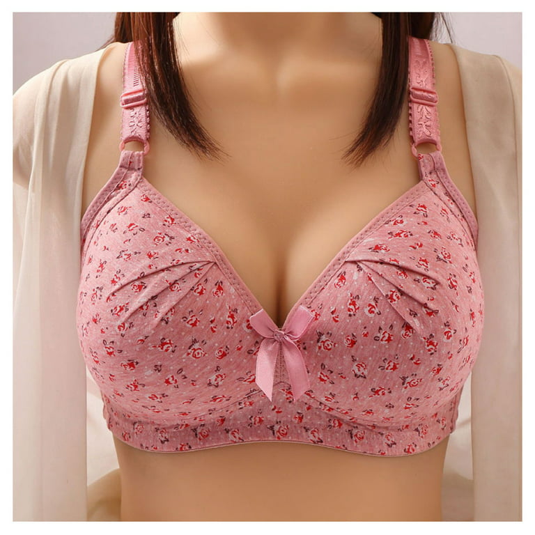 Push Up Bras for Women No Underwire Padded Comfort Bras Small to